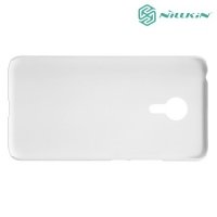 Чехол накладка Nillkin Super Frosted Shield для Meizu PRO 5 - Белый