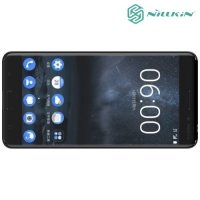 Чехол накладка Nillkin Super Frosted Shield для Nokia 6 - Черный