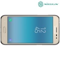 Чехол накладка Nillkin Super Frosted Shield для Samsung Galaxy J2 (2018) SM-J250F - Черный