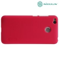 Чехол накладка Nillkin Super Frosted Shield для Xiaomi Redmi 4X - Красный