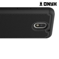 Противоударный защитный чехол для Motorola Moto E3 - Черный