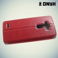 Чехол книжка для LG G4 H818 H815 - Красный