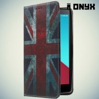 Чехол книжка для LG G4 с рисунком Британский Флаг