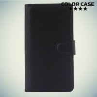Чехол книжка для LG G4c H522y из экокожи - Черный