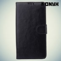 Чехол книжка для Sony Xperia Z3+ - черный