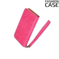 Чехол сумка для телефона 5 - 5.5 дюймов FashionCase - розовый