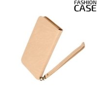 Чехол сумка для телефона 5 - 5.5 дюймов FashionCase - бежевый