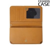Чехол сумка для телефона 5 - 5.5 дюймов FashionCase - коричневый