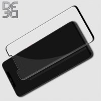 Черное защитное 3D стекло для Huawei Mate 20 Pro полноэкранное DF