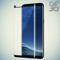 Черное защитное 3D стекло для Samsung Galaxy Note 9 полноэкранное DF