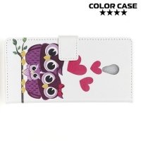ColorCase флип чехол книжка для Alcatel One Touch U5 4G 5044D - Совята