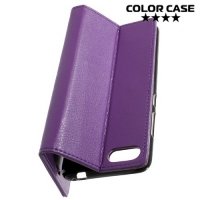 ColorCase флип чехол книжка для ASUS ZenFone 4 Max ZC554KL - Фиолетовый