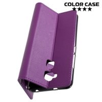 ColorCase флип чехол книжка для BQ Aquaris V - Фиолетовый