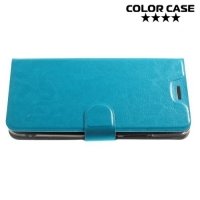 ColorCase флип чехол книжка для HTC U11 - Голубой