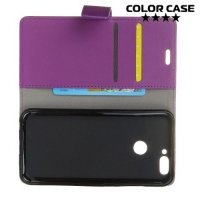 ColorCase флип чехол книжка для Huawei Nova 2 - Фиолетовый