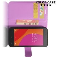 ColorCase флип чехол книжка для Lenovo A Plus A1010 - Фиолетовый