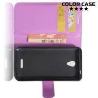 ColorCase флип чехол книжка для Lenovo A Plus A1010 - Фиолетовый