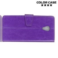ColorCase флип чехол книжка для Meizu M5c - Фиолетовый