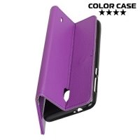 ColorCase флип чехол книжка для Nokia 2 - Фиолетовый