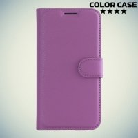 ColorCase флип чехол книжка для Samsung Galaxy S7 - Фиолетовый