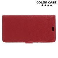ColorCase флип чехол книжка для Sony Xperia XZ1 - Красный