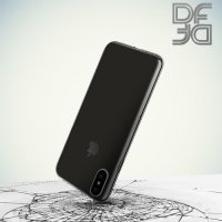 DF aCase силиконовый чехол для iPhone Xs / X - Прозрачный