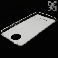 DF Case силиконовый чехол для Motorola Moto C Plus - Белый матовый