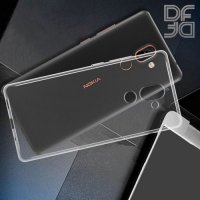 DF Case силиконовый чехол для Nokia 7 Plus - Прозрачный