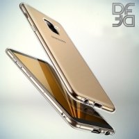 DF Case силиконовый чехол для Samsung Galaxy A8 2018 - Прозрачный