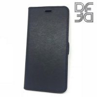 DF флип чехол книжка для Samsung Galaxy A40 - Черный