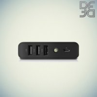 DF PRO-01 Внешний аккумулятор 16000 mAh 3 USB черный