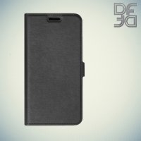 DF sFlip флип чехол книжка для Asus ZenFone 3 Max ZC520TL - Черный