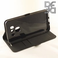 DF sFlip флип чехол книжка для Asus ZenFone 3 Max ZC553KL  - Черный