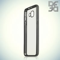 DF силиконовый чехол для Samsung Galaxy A5 2016 SM-A510F с металлизированными краями - Черный