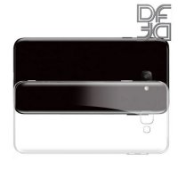 DF Ультратонкий прозрачный силиконовый чехол для Samsung Galaxy J4+ Plus