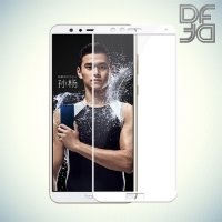 DF Закаленное защитное стекло на весь экран для Huawei Honor 7X - Белый