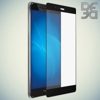 DF Закаленное защитное стекло на весь экран для Huawei P9 - Черный