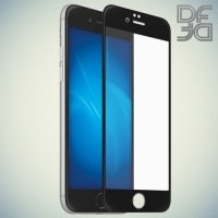 DF Закаленное защитное стекло на весь экран для iPhone 8 Plus / 7 Plus - Черный
