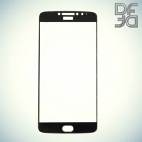DF Закаленное защитное стекло на весь экран для Moto E4 Plus - Черный