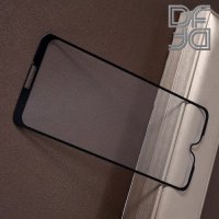 Защитное стекло для Motorola Moto G7 черное
