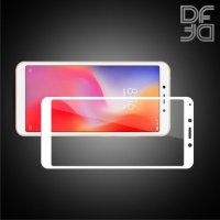 DF Full Glue Защитное стекло для Xiaomi Redmi 6 / Redmi 6A белое