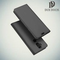 Dux Ducis чехол книжка для Asus Zenfone 5 Lite ZC600KL с магнитом и отделением для карты - Серый