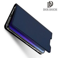 Dux Ducis чехол книжка для Asus Zenfone 6 ZS630KL с магнитом и отделением для карты - Синий