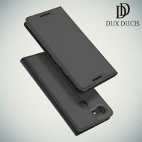 Dux Ducis чехол книжка для Google Pixel 3 с магнитом и отделением для карты - Черный