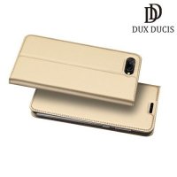 Dux Ducis чехол книжка для Huawei Honor 10 с магнитом и отделением для карты - Золотой