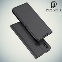 Dux Ducis чехол книжка для Huawei Honor 8X с магнитом и отделением для карты - Серый
