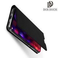 Dux Ducis чехол книжка для Huawei Honor View 20 (V20) с магнитом и отделением для карты - Черный