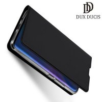 Dux Ducis чехол книжка для Huawei P30 Lite с магнитом и отделением для карты - Черный