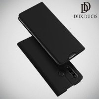 Dux Ducis чехол книжка для Huawei P30 Lite с магнитом и отделением для карты - Черный