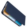 Dux Ducis чехол книжка для Huawei P40 Pro с магнитом и отделением для карты - Синий